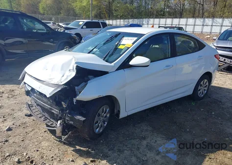 2015 Hyundai Accent Gls z USA, uszkodzony, nr VIN KMHCT4AE7FU877796
